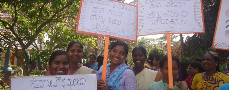 Womans Day rally Bangalore