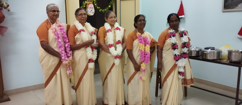 Hnas. Vinitha Pazhukkathara, Philomina Vengachottil, Anupa Nirot Toppo, Anula Irvin Suguna, Anney Chummar Maniyamkott