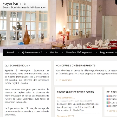 Nouveau site web