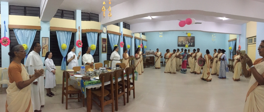 Visit canonique à L'inde - Maison provincial Bangalore