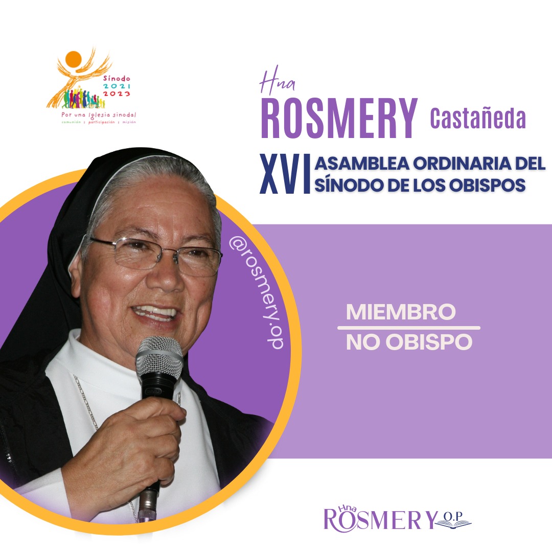 Sr. Rosmery Castañeda Montoya participera au Synode